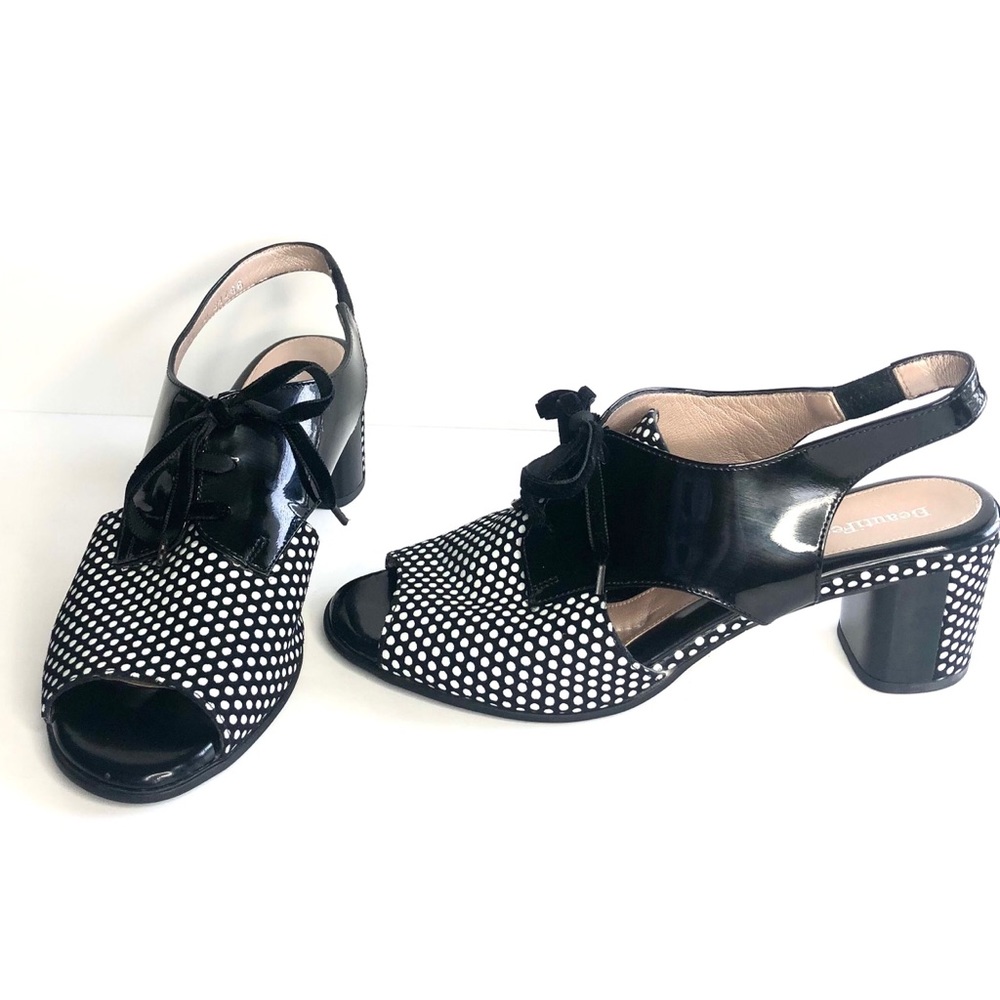 Beautifeel Chunky Block Heel Italian Leather